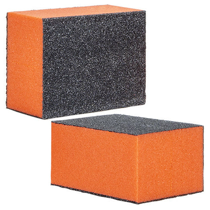 Americanails Premium Mini Orange Sani Block Buffers | 100/180 Grit 1000ct