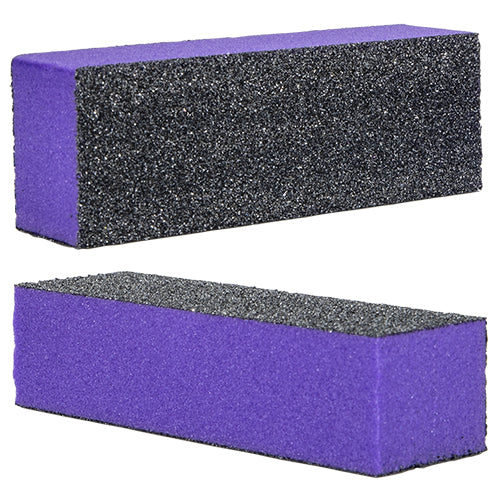 Americanails Premium Sani Block Buffers | Purple 80/100 Grit Case 500ct