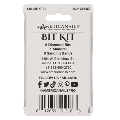 Kit de brocas Americanails 