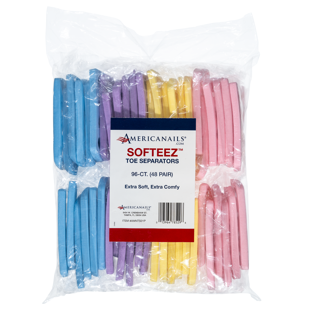 Americanails Softeez Toe Separators Case 2880ct