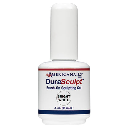 Americanails DuraSculpt Brush-On Sculpting Gel | Bright White .5oz
