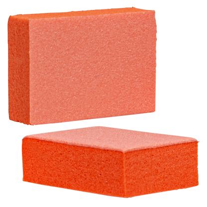 Americanails Disposable Mini Orange Buffers | 180/240 Grit Case 1500ct