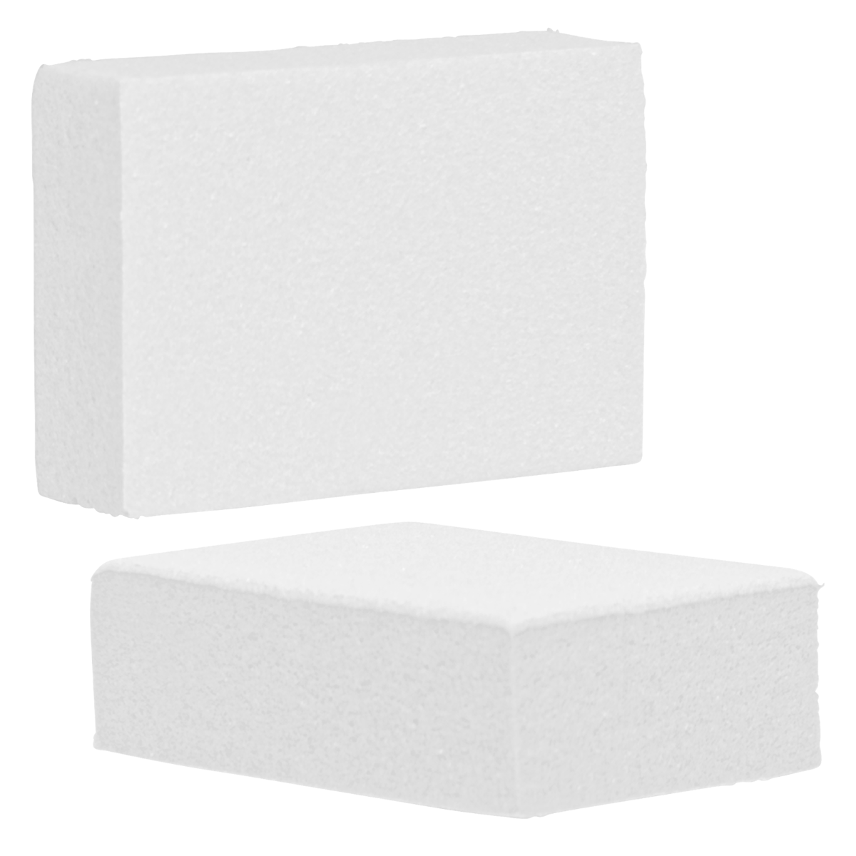 Americanails Disposable Mini White Buffers | 100/180 Grit Case 1500ct