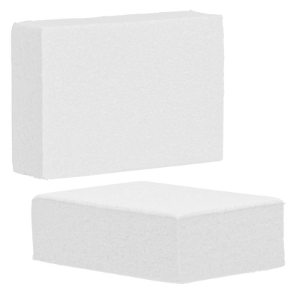 Americanails Disposable Mini White Buffers | 100/180 Grit Case 1500ct