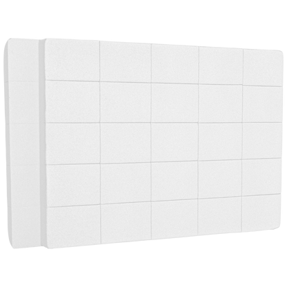 Americanails Disposable Mini White Buffers | 100/180 Grit Case 1500ct