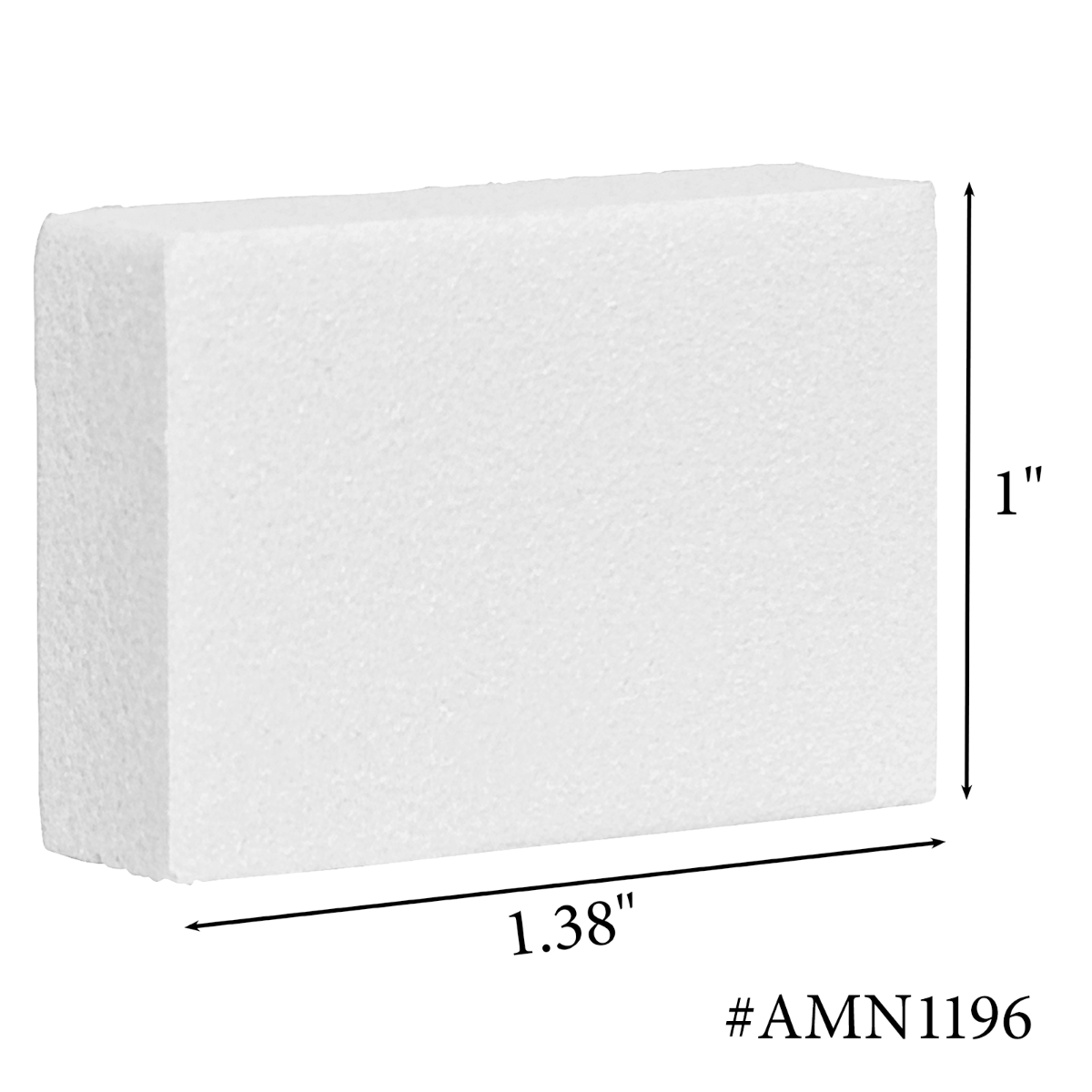 Americanails Disposable Mini White Buffers | 100/180 Grit Case 1500ct