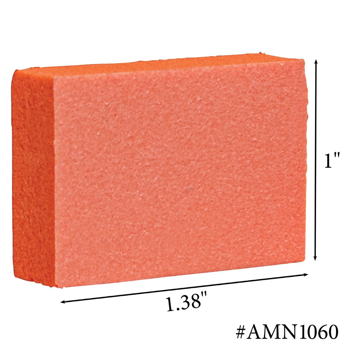 Americanails Disposable Mini Orange Buffers | 180/240 Grit Case 1500ct