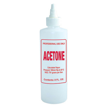 Nail Basix Acetone Labeled Bottle 16oz