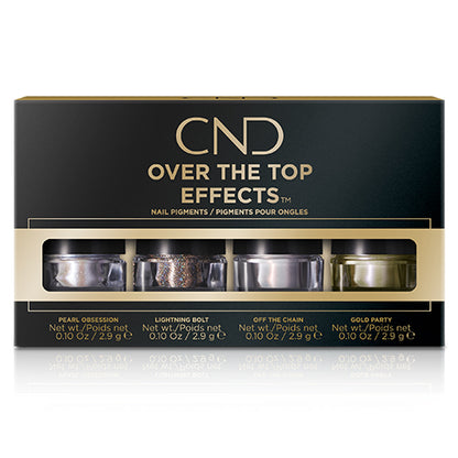 CND Over The Top Effects Chrome Powders 4ct