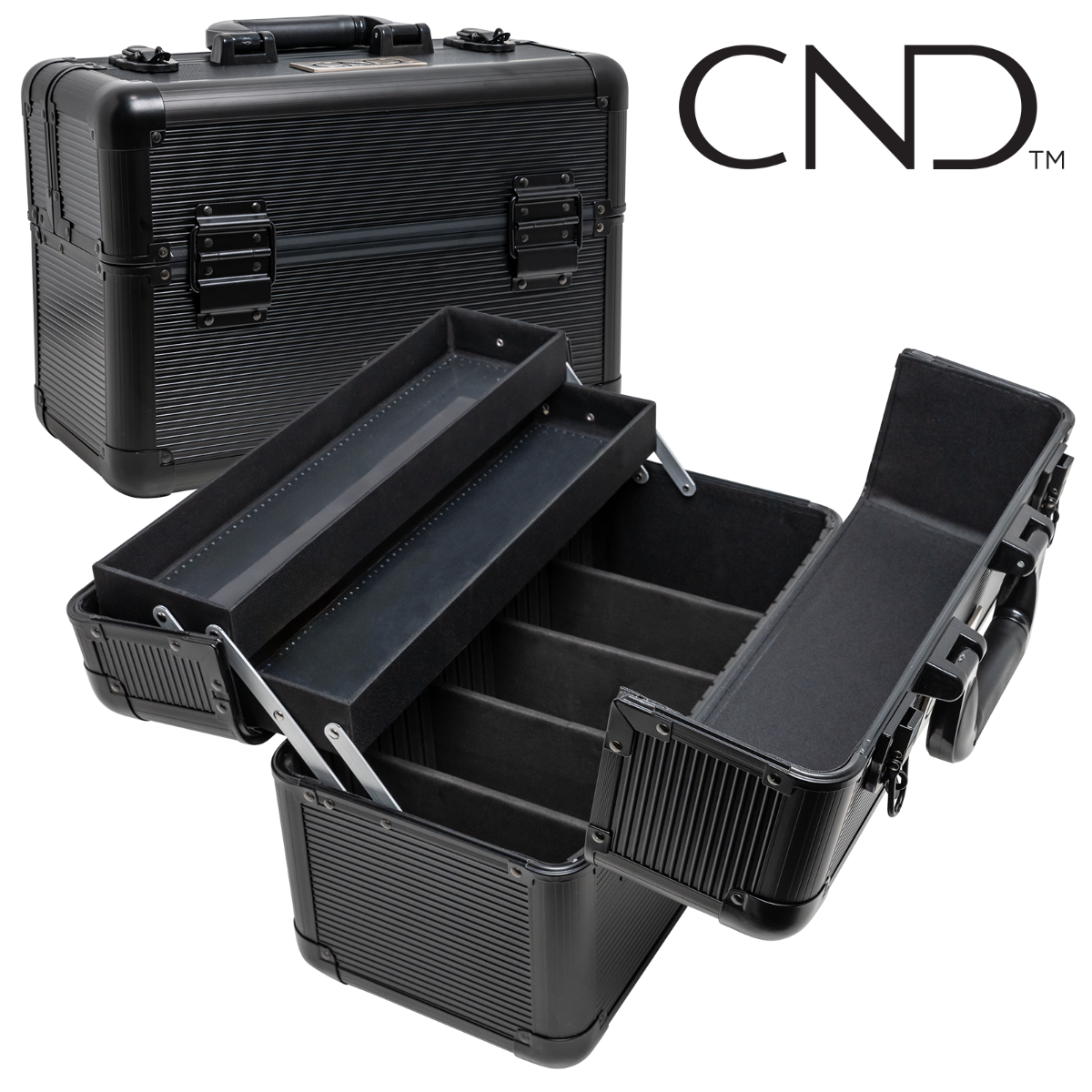 CND Pro Aluminum Travel Case – Premier Nail Source CND Pro Aluminum Travel Case – Premier Nail Source