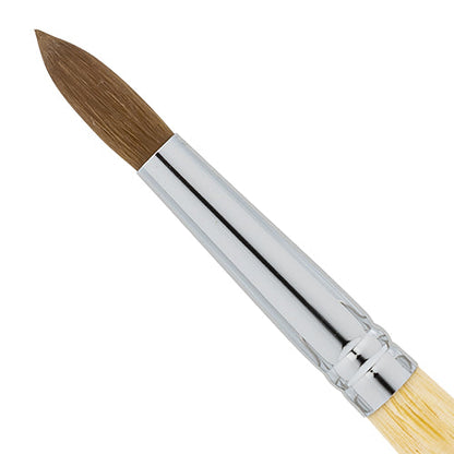 Americanails Faux Kolinsky Bamboo Series | Round Acrylic #18 Brush