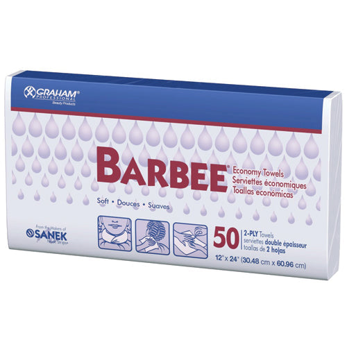 Barbee Economy Towels 50ct Case (10 Pack)