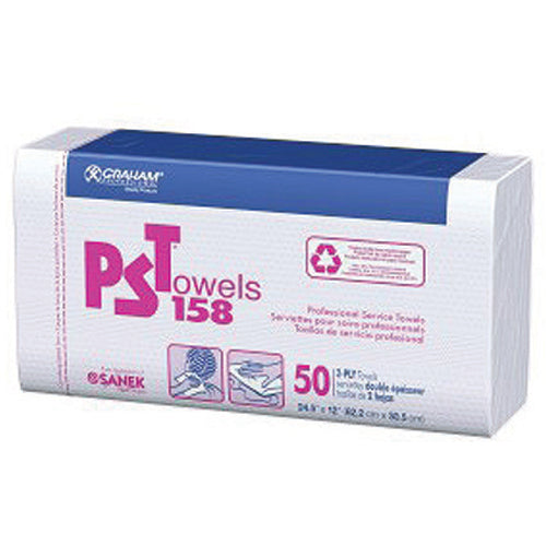 Graham PST Embossed Towels 50ct Case (10 Pack)