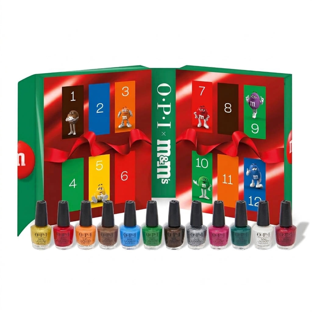 OPI x m&m's Sweeten Your Mani Collection Advent Calendar 12ct