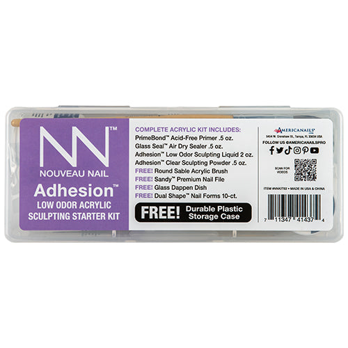 Nouveau Nail Adhesion Low Odor Acrylic Sculpting Starter Kit