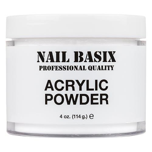 Nail Basix Professional Acrylic Powder | Bright White 4oz