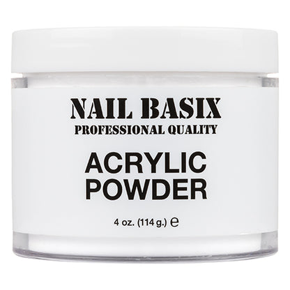 Nail Basix Professional Acrylic Powder | Bright White 4oz