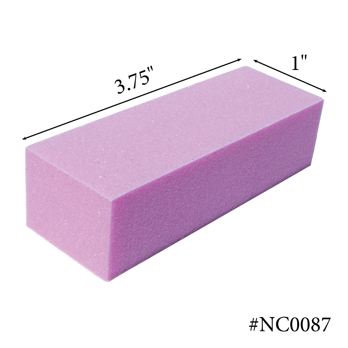 Americanails Premium Pink Pedicure Block Buffers | 100/180 Case 500ct