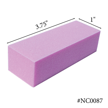 Americanails Premium Pink Pedicure Block Buffers | 100/180 Case 500ct