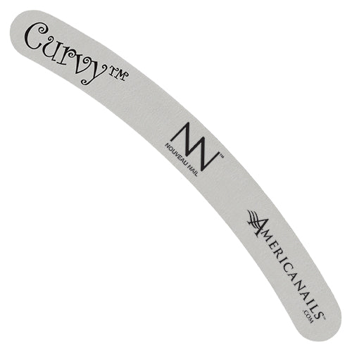 Nouveau Nail Curvy File | White 180 Grit