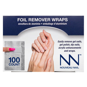 Nouveau Nail Foil Remover Wraps 100ct