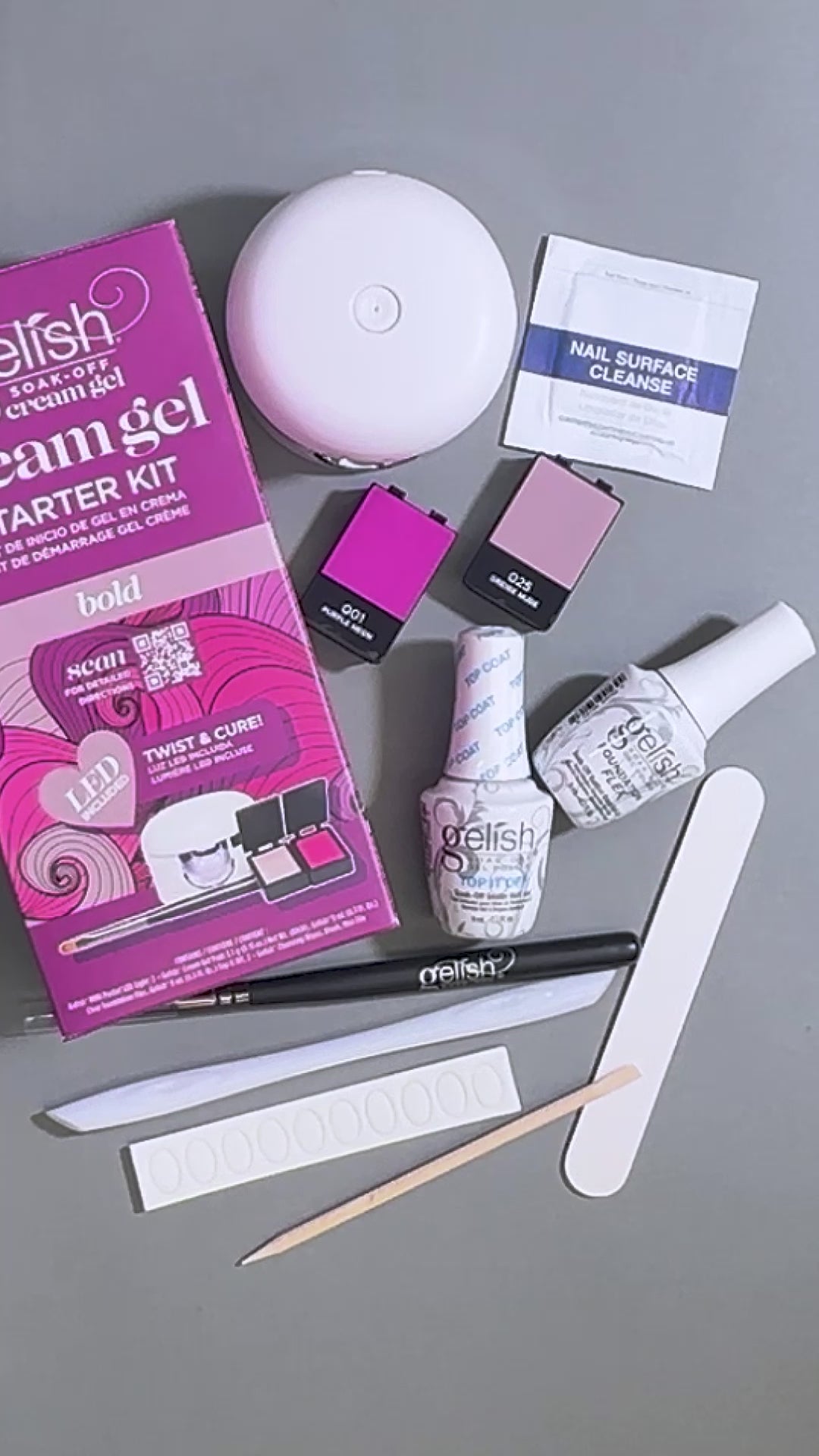 Gelish Cream Gel Starter Kit | Bold – Premier Nail Source