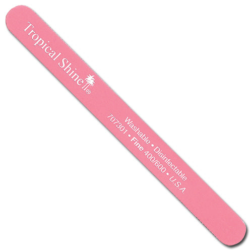 Tropical Shine Straight File | Pink 400/600 Grit 12ct