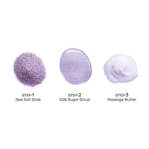 Voesh Pedi In A Box Basic 3 Step | Lavender Relieve Case (100 Pack)
