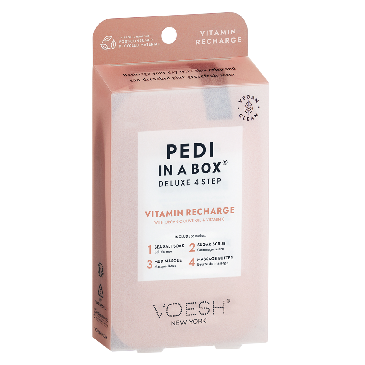 Voesh Pedi In A Box Deluxe 4 Step | Vitamin Recharge