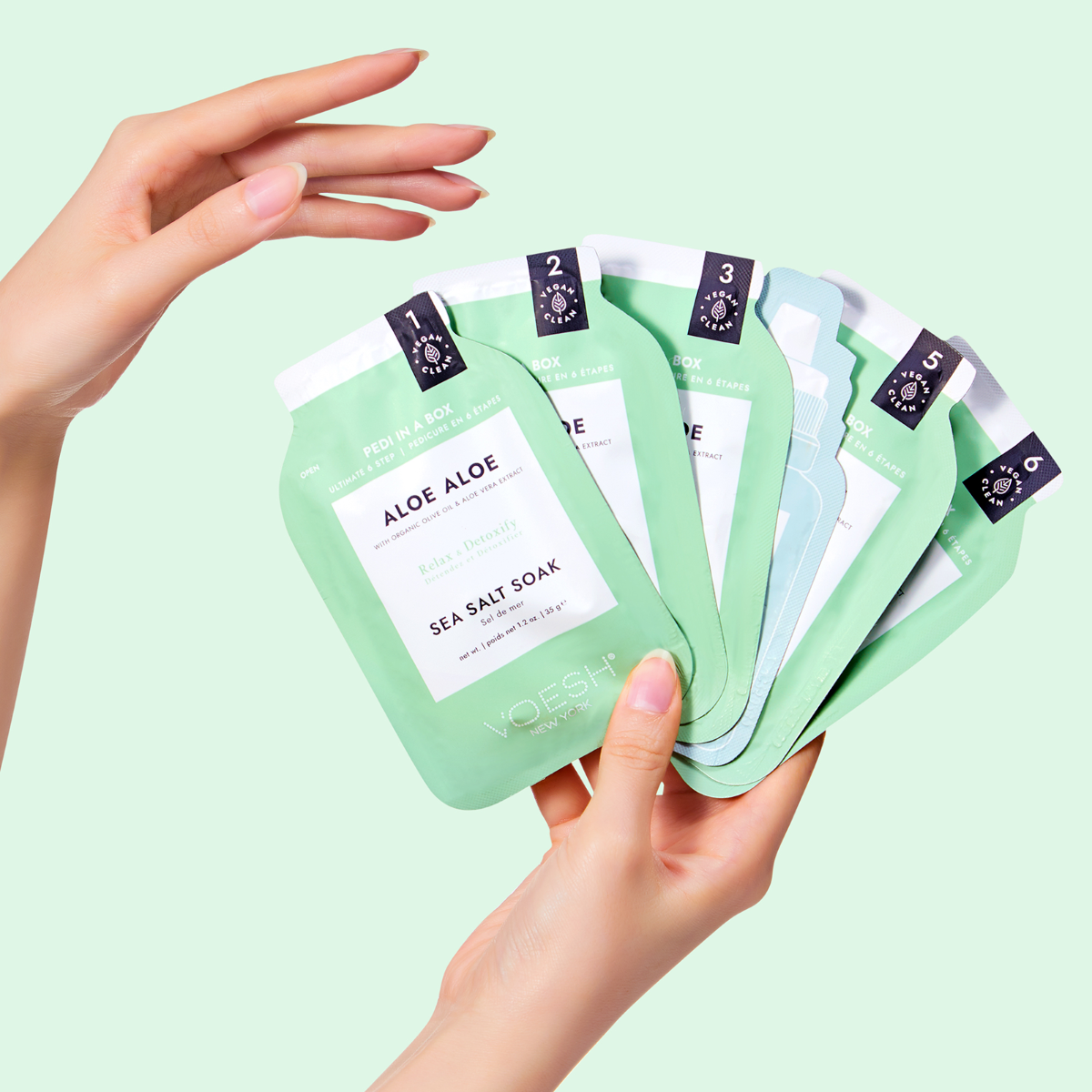Voesh Pedi In A Box Ultimate 6 Step |  Aloe Aloe Case (30 Pack)