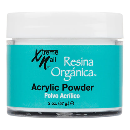 Xtreme Nail Resina Orgánica Polvo Acrílico | Blanco Brillante 2oz