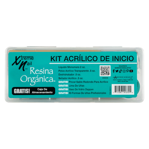 Xtreme Nail Resina Orgánica Kit Acrílico de Inicio